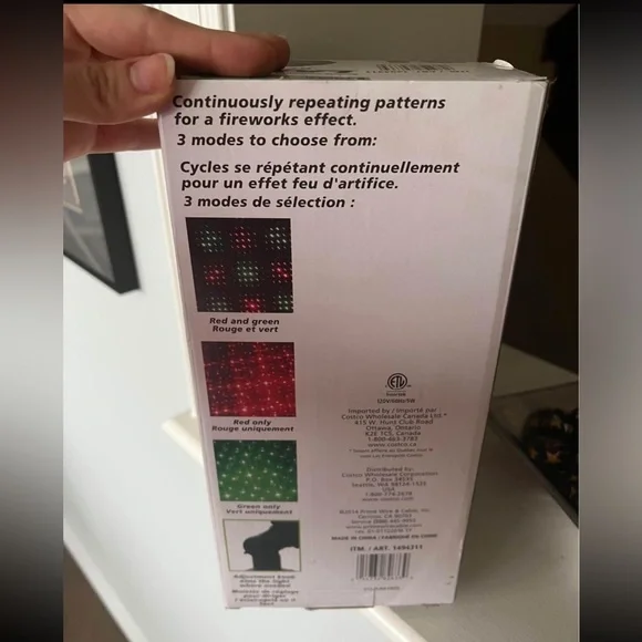 PRIME Remote Controlled Laser Projector CHRISTMAS Decor - Picture 4 of 8